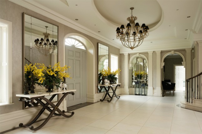 Willa w stylu angielskim wnętrze